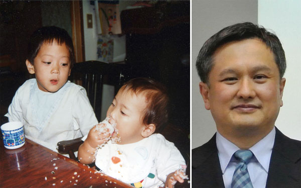 次女（左写真手前）は生後１１カ月から実験に参加（右）黒沢院長