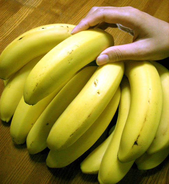 バナナにはカリウムが多く含まれている