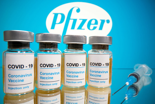 米ファイザー社の新型コロナウイルスワクチン