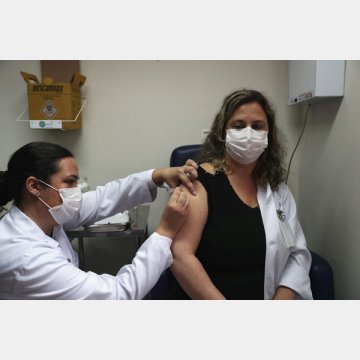 ワクチン接種開始後も感染者が増えるブラジル