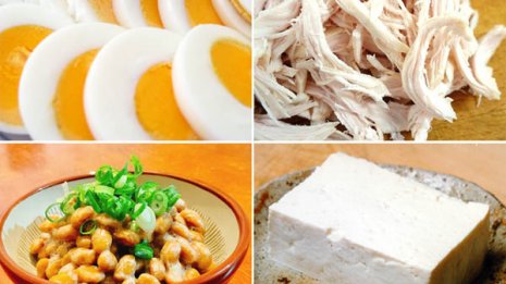 卵＋鶏胸肉/ささみ肉＋納豆＋木綿豆腐生活で筋肉量を上げる